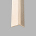 Lišta dřevěná úhlová ozdobná lípa 43 x 35 x 2500mm 