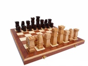 Šachy dřevěné vyřezávané ORAWA 116 mad
