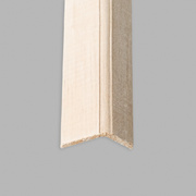 Lišta dřevěná úhlová ozdobná lípa 35 x 28 x 2500mm 