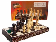 Šachy dřevěné Cezar velký 102 mad